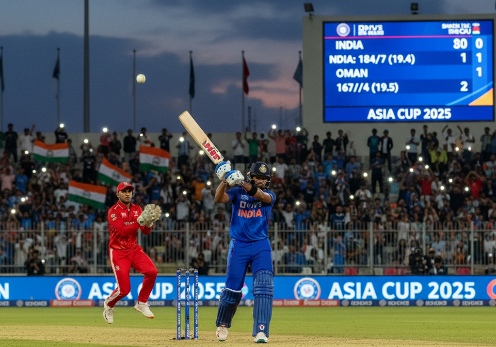 IND vs OMA हाइलाइट्स