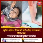 मुरैना में बेहोश महिला टीचर को गलत CPR देने की सांकेतिक तस्वीर
